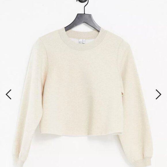 & Other Stories cotton sweatshirt in beige (donating Friday, make an offer) - Picture 1 of 4